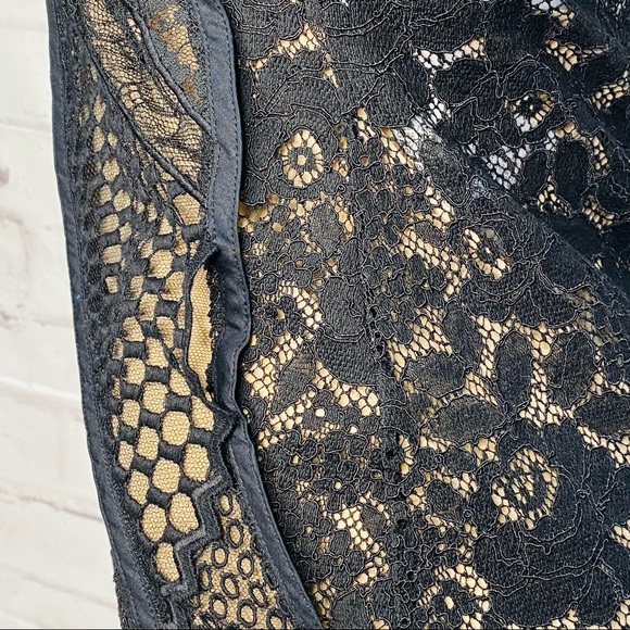 [Stella McCartney] Edith Black Corded Lace Bodycon Mini Dress - ASO Emma Watson - Picture 8 of 16